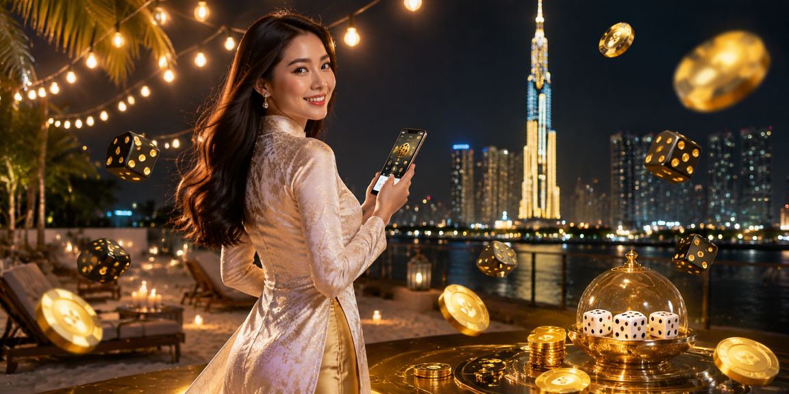 Khách chơi tái xỉu tại Sài Gòn trong trang phục áo dài